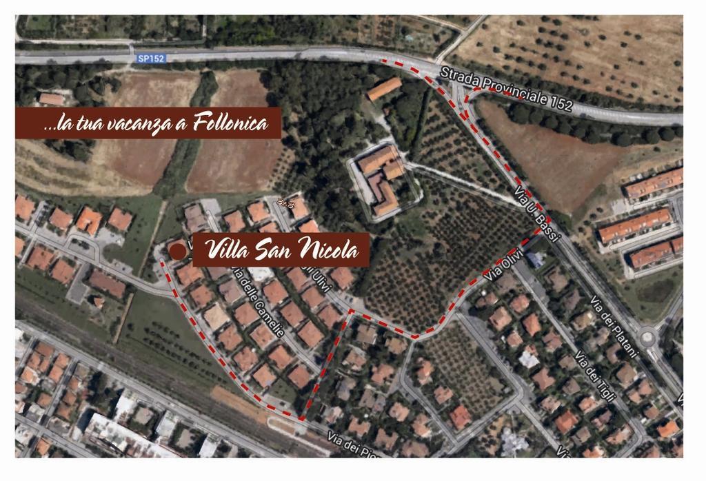 Villa San Nicola B&B Follonica Bagian luar foto